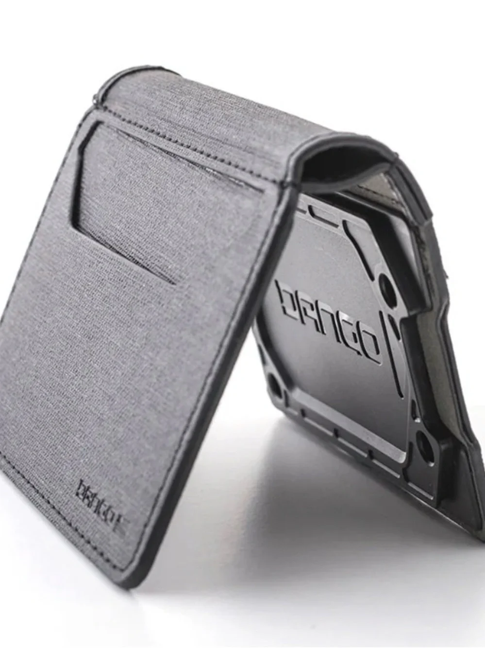 Dango A10 Adapt Tactical RFID Minimalist Wallet Bundle 3DTex Adapters Titanium